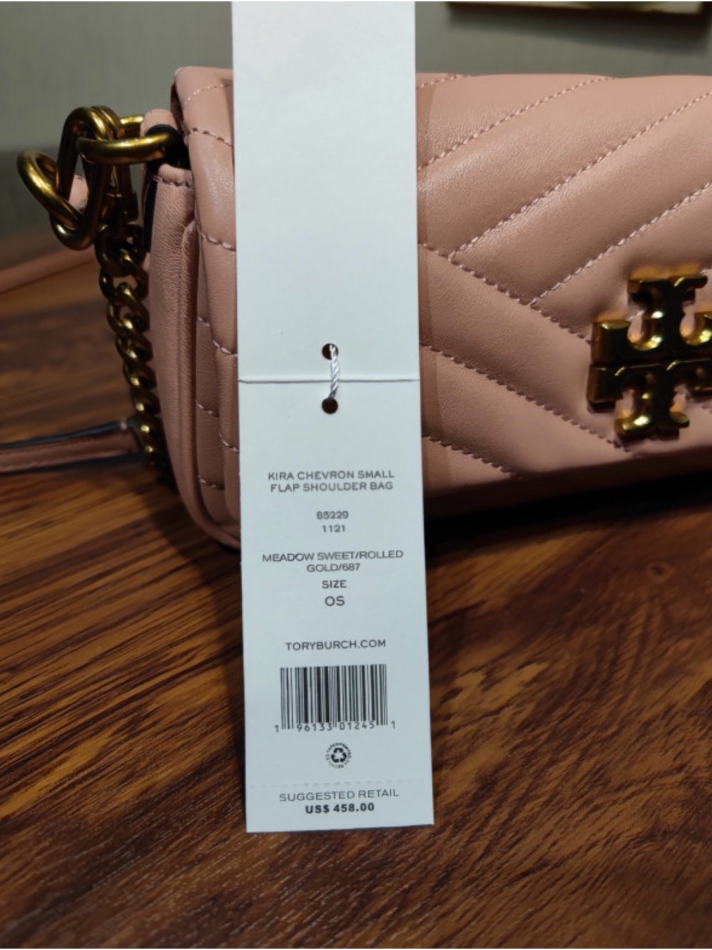 Tory Burch Pink Quilted Shoulder Bag - Picture 8 of 8